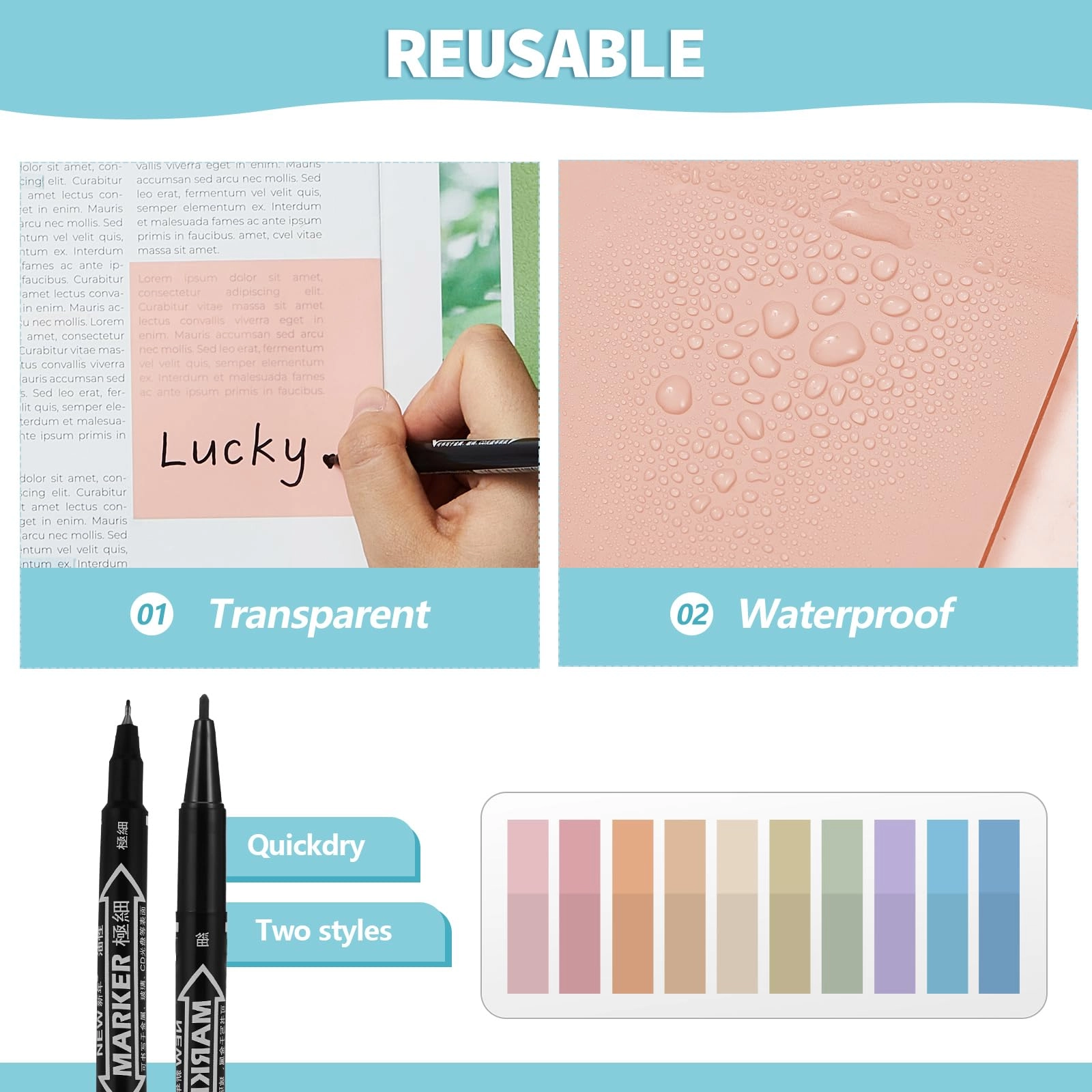 Book Annotation Kit - 39 Pcs