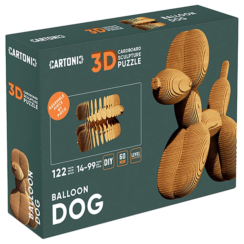 Balloon Dog 3D Puzzle (CARTBAL) - 122 pcs