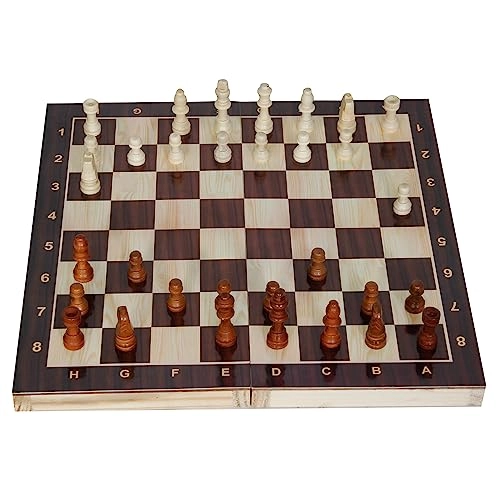 Wooden Folding Chess Set