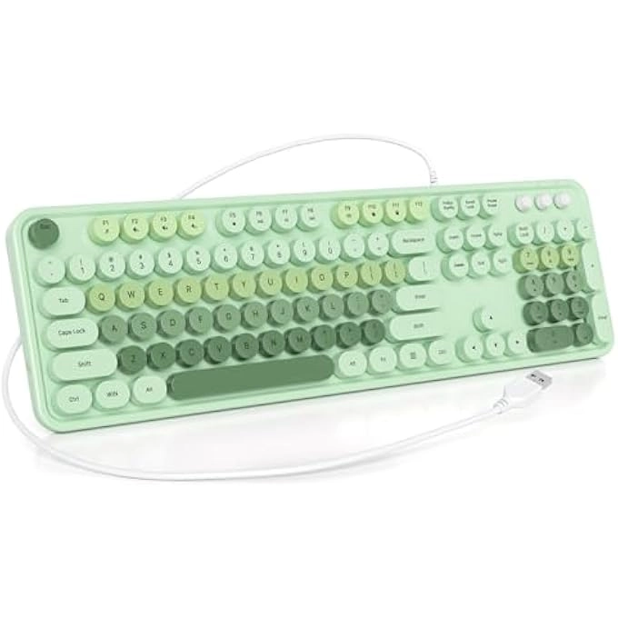 Ergonomic Wireless Rechargeable Bluetooth Keyboard - Wired/Wireless