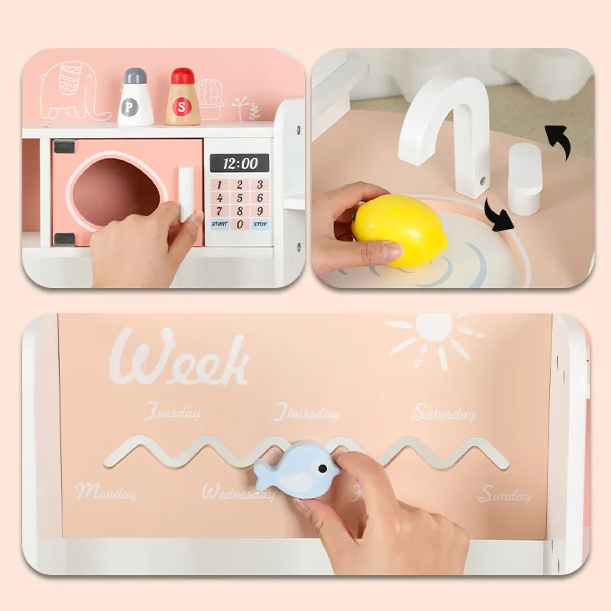 Wooden Dream Kitchen Set (19188949-FT_MSN_24001)