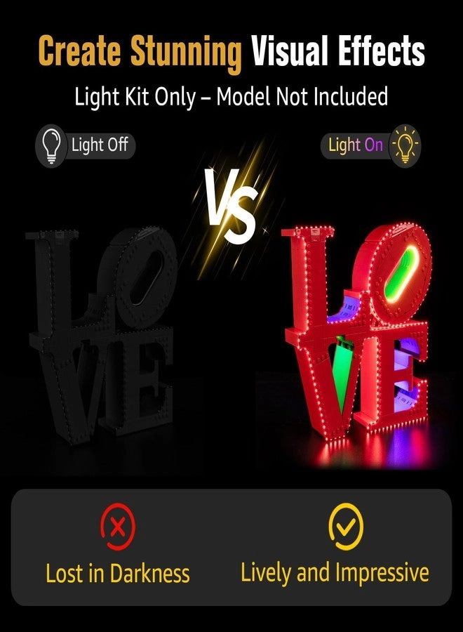 Light Up Kit - Art Love Lego 31214