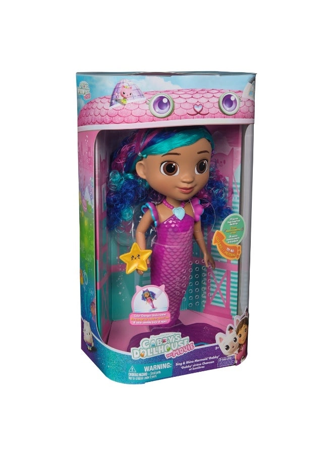 Gabby Mermaid Doll - Sing & Shine Waterproof Lights & Sounds Ages 3+