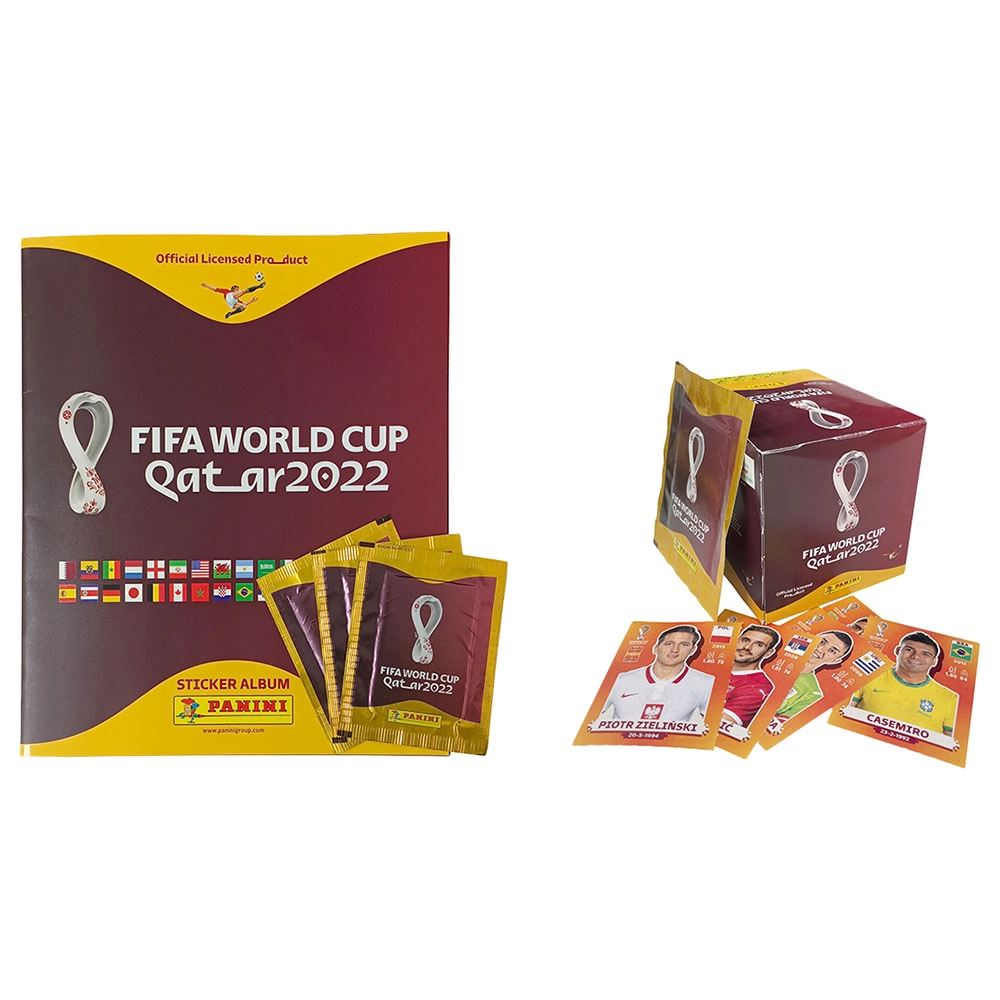 Panini Fifa Qatar World Cup 2022 Sticker Album 53 pcs