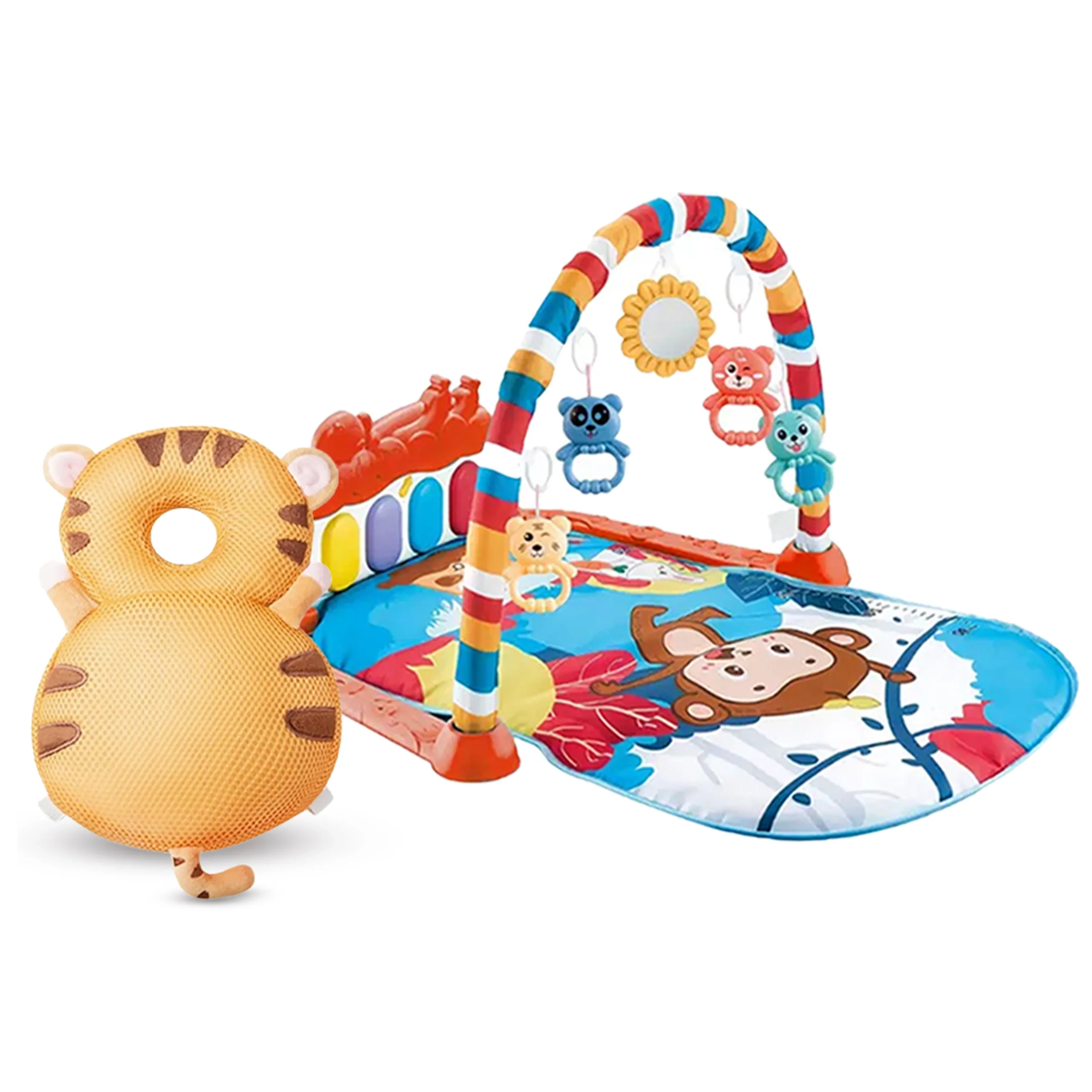 Star Babies Baby Activity Playmat & Head Support Pillow Set - Suitable for 0 to 12 months