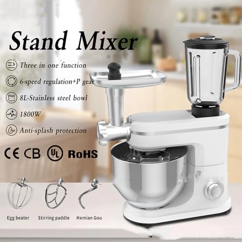 Multi-Functional Stand Mixer - 8L 1500W