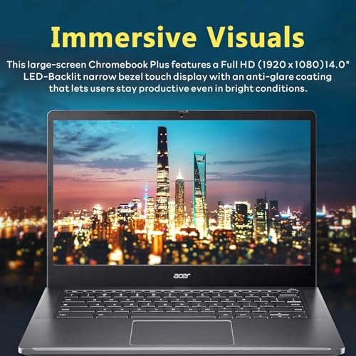 Chromebook Plus 514 CB514 - 14'' Core i3-N305 8GB DDR5 128GB SSD