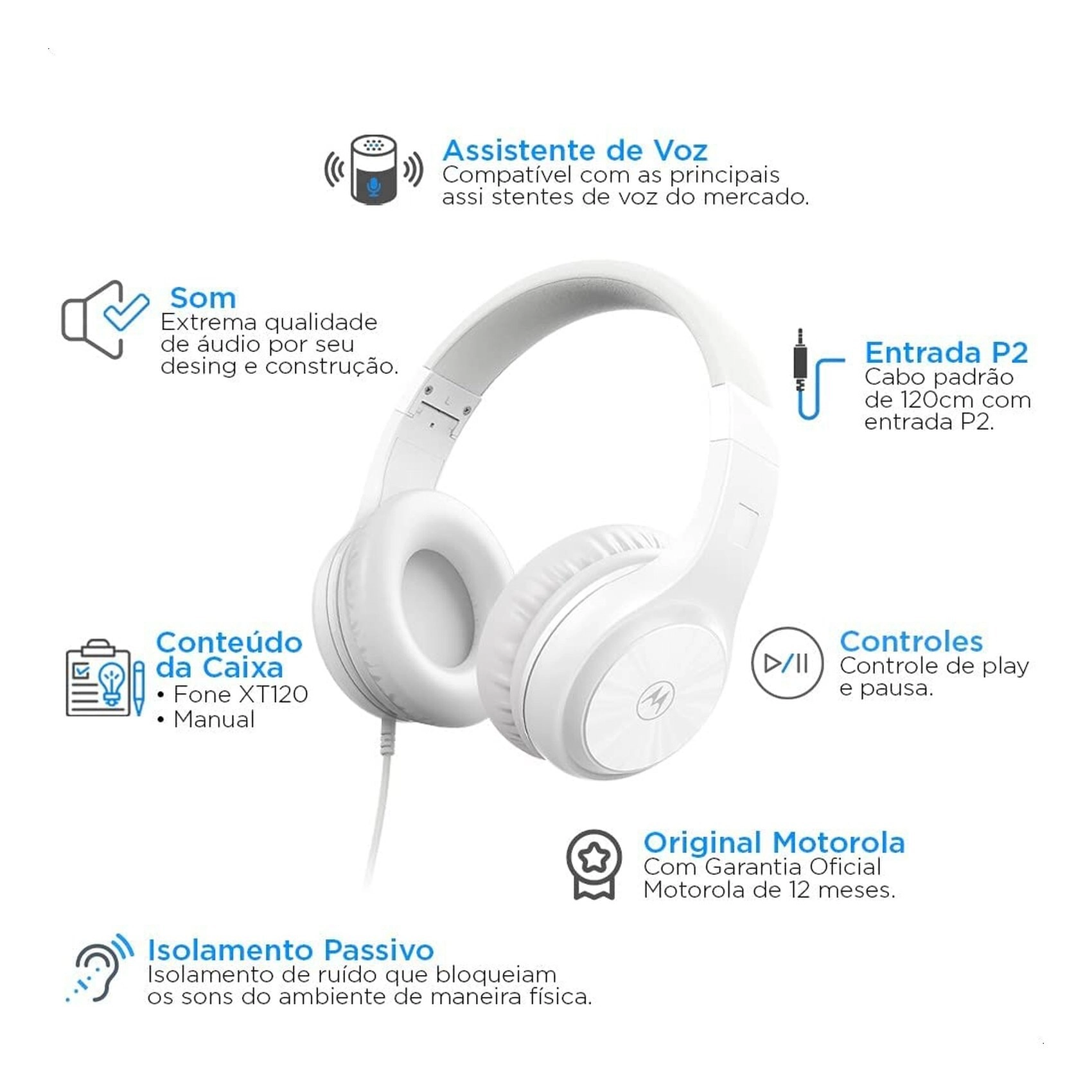 Moto XT 120 Wired Headset