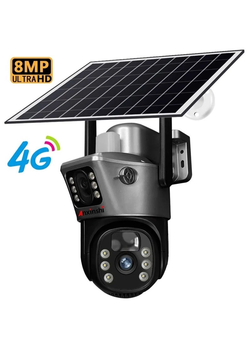 4G Smart Solar Security Camera 8MP