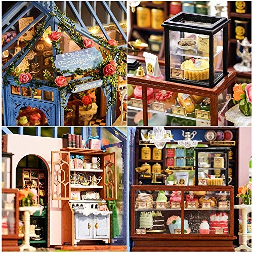 DIY Dollhouse Miniature Kit - Garden Tea House 1:24