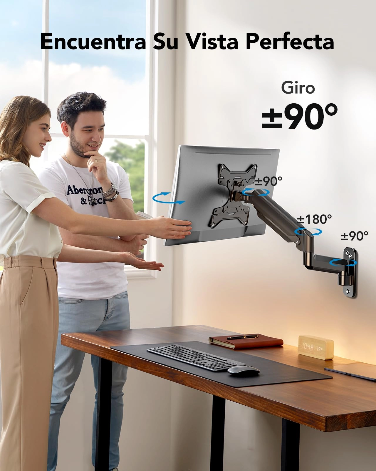 Monitor/TV Wall Mount Bracket - 13-42 Inch VESA 75x75 100x100 200x100 200x200 mm