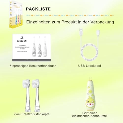 SG2139 - Sonic Toothbrush 1-6 Years