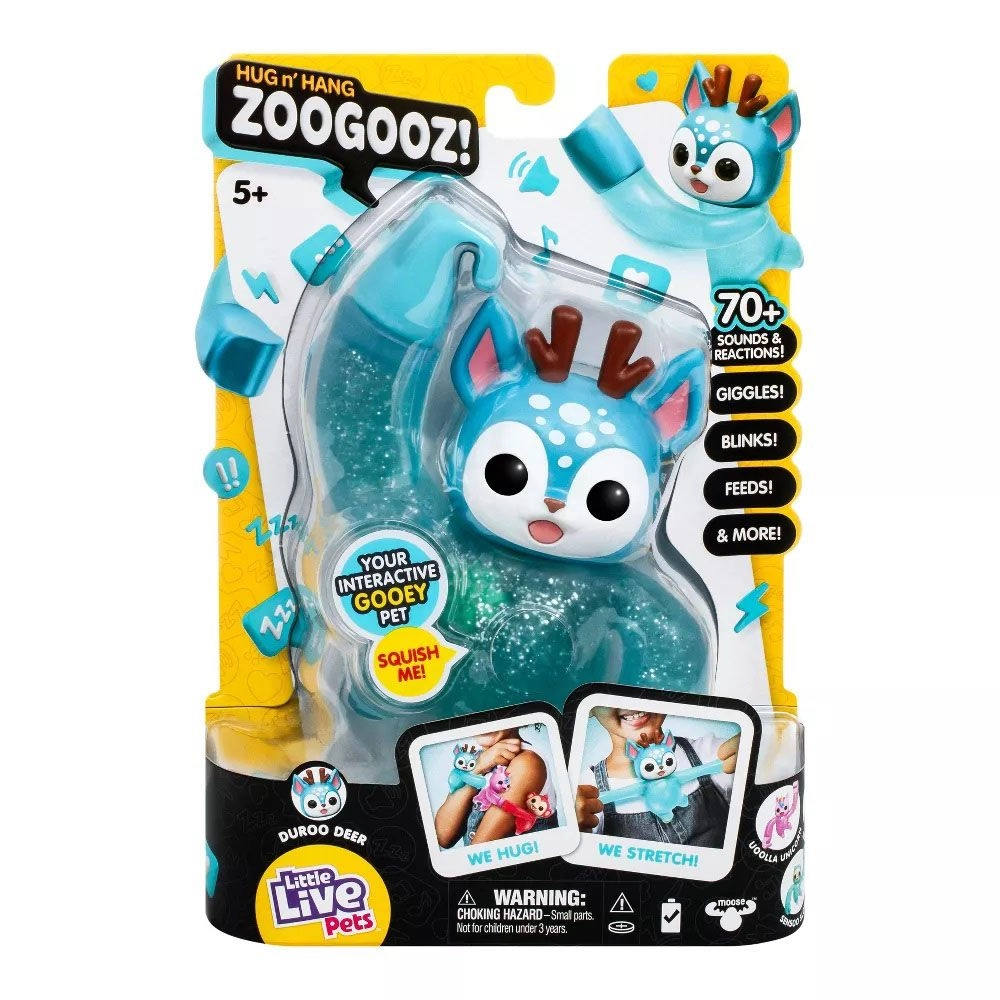 Little Live Pets Hug N Hang Zoogooz Duroo Deer - 5+