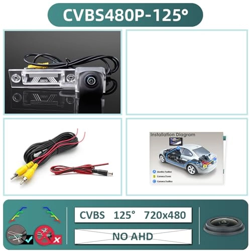 Vehicle Rear View Camera - Night vision wired 1920x1080P