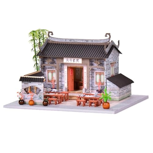 3D Wooden Puzzle Bookshelf Insert - Library of Books 1:24