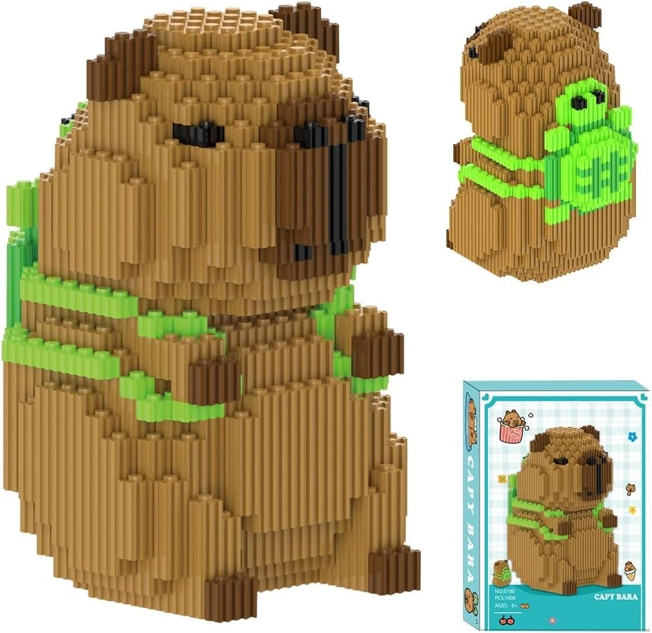 FCXVXCL Capybara Building Blocks - 1606 pcs