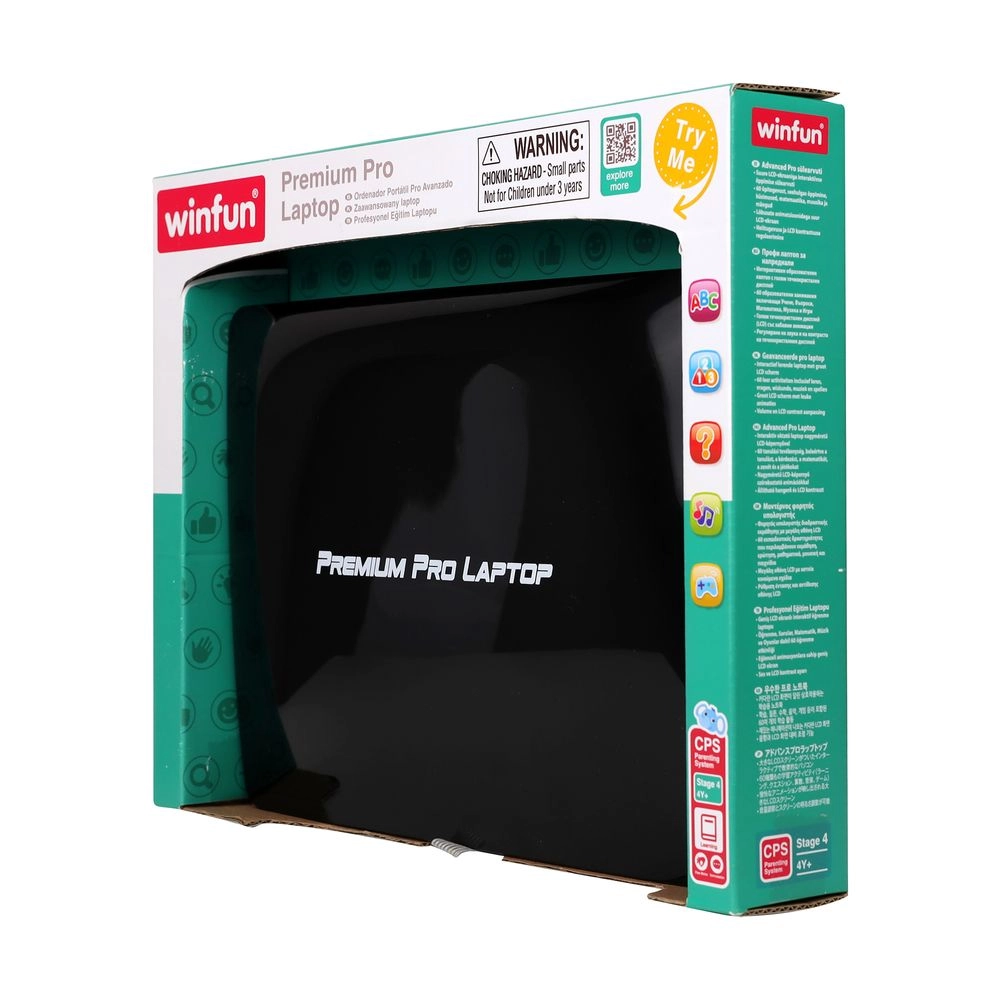 Premium Pro Kids Learning Laptop - Suitable for 3 Years & Above.