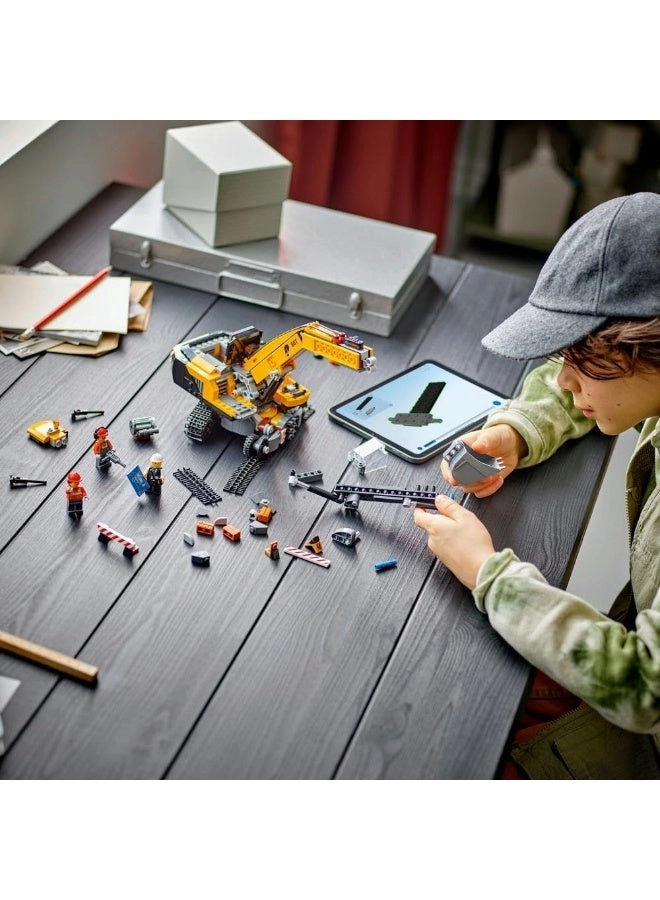 Construction Excavator - Yellow Ages 8+