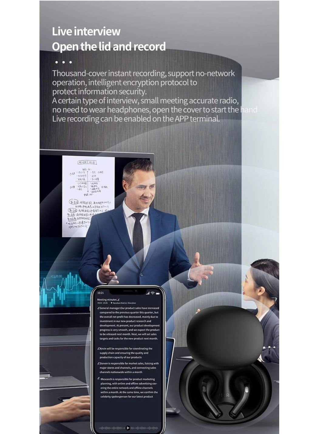 AI Smart Wireless Earbuds