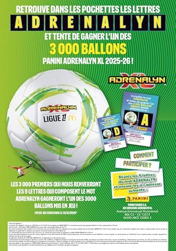 Adrenalyn Ligue 1 McDonald's 2025-2026 - 300pcs
