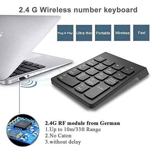 Wireless Numeric Keypad - 2.4Ghz 18Keys