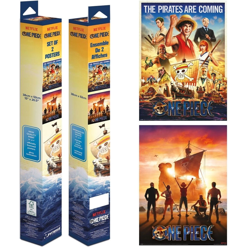 PYRAMID POSTERS One Piece - Live Action - 38 x 52 x 0.1 cm