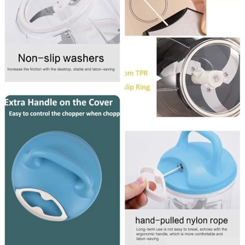 Manual Food Chopper - 0.7L