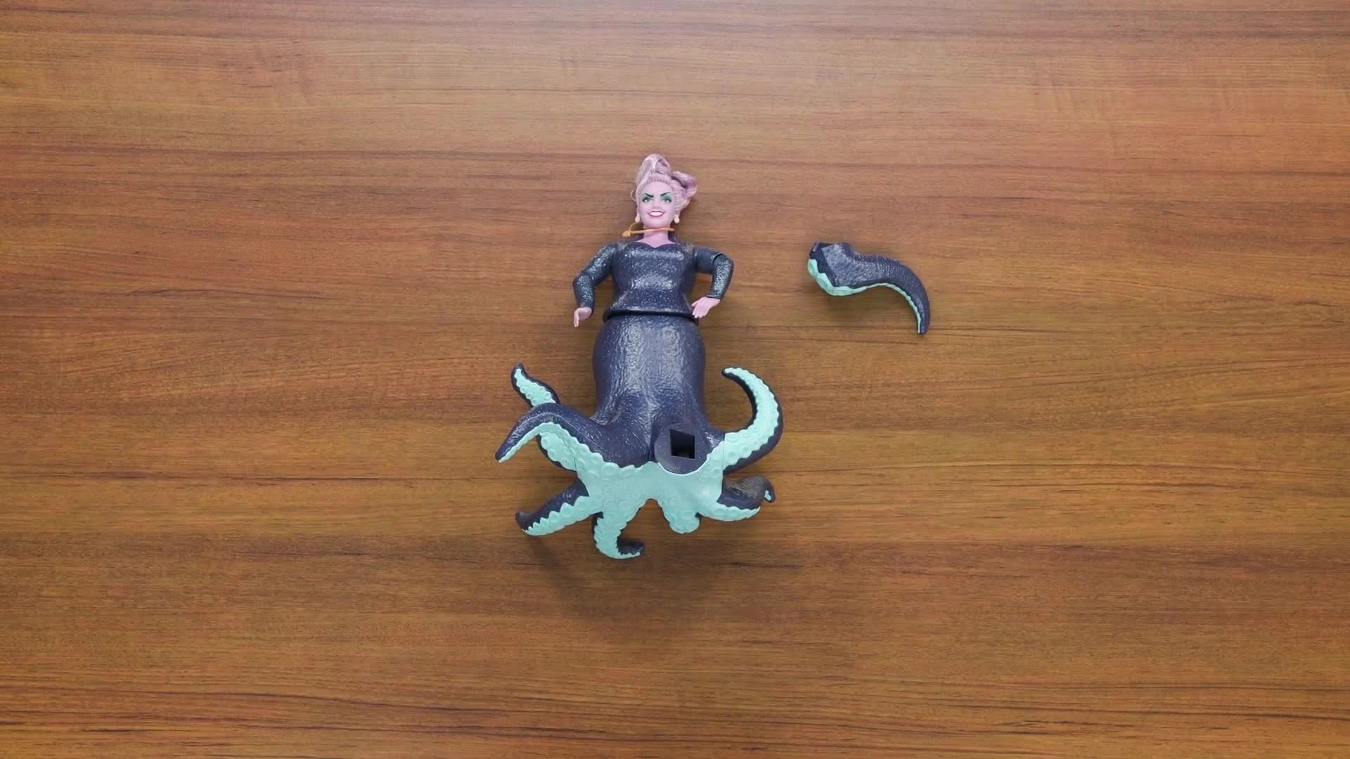 Ursula fashion doll - Plastic lavender hair updo Ages 3+
