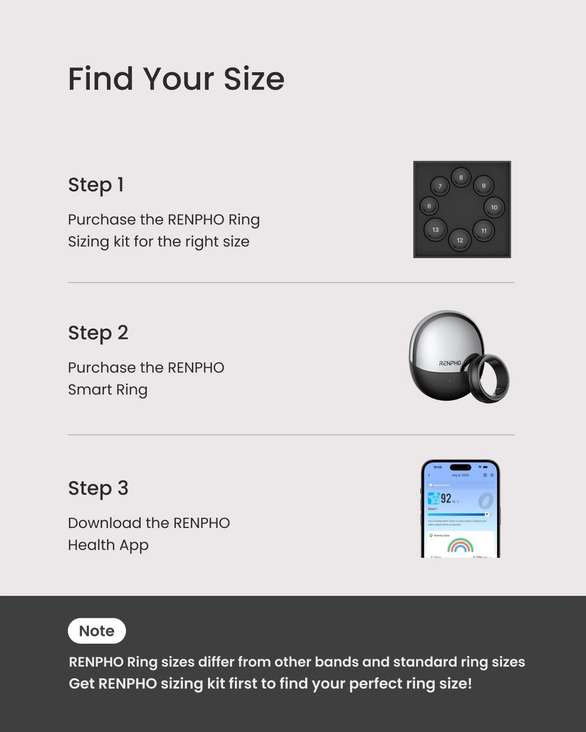 Lynx Smart Ring-Sizing Kit
