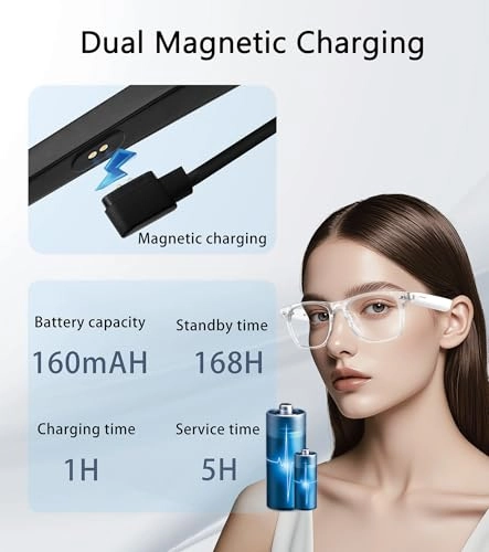AI Smart Glasses - 116 Languages Bluetooth 5.4 UV400