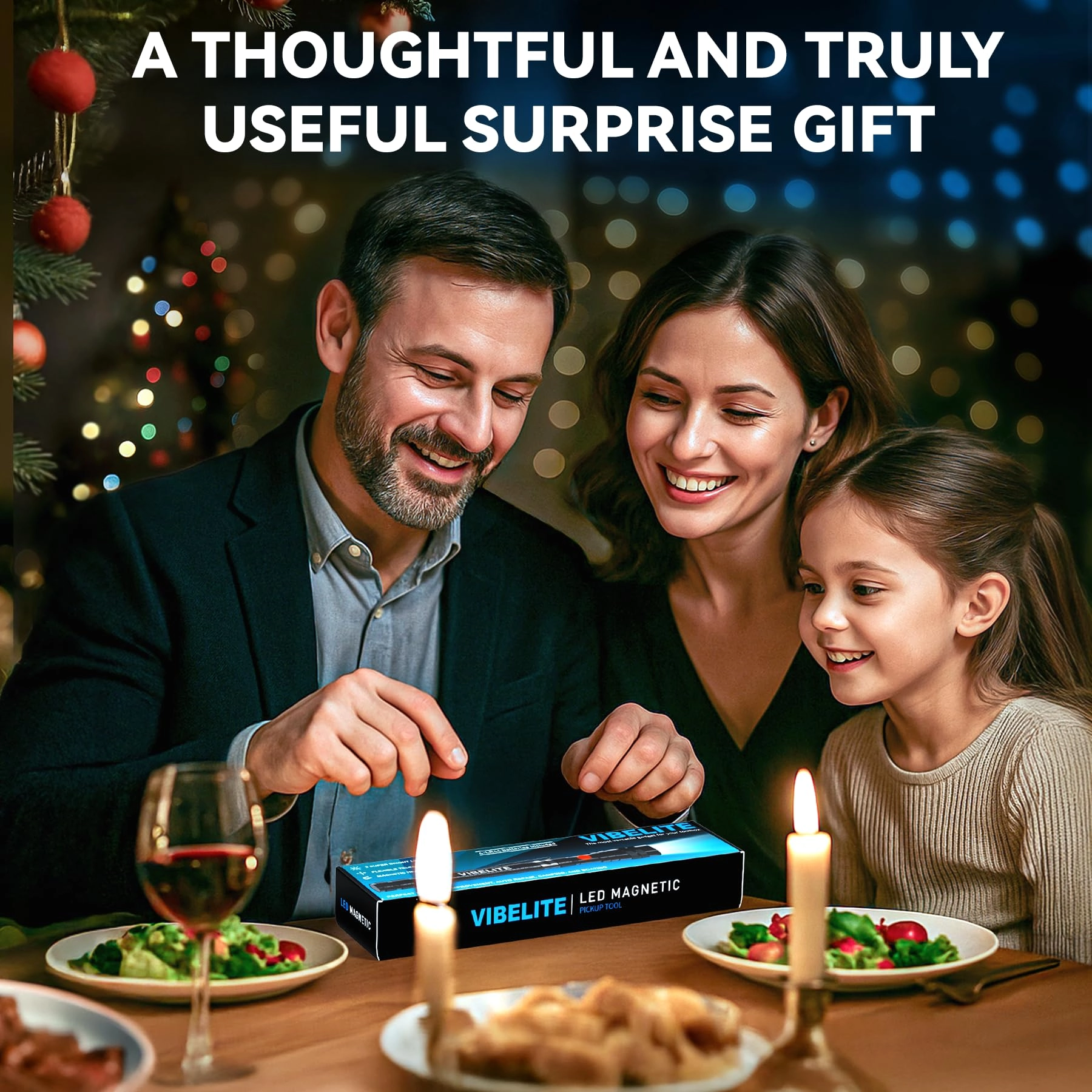 Extendable Magnetic Flashlight - Telescoping Magnet 200lm