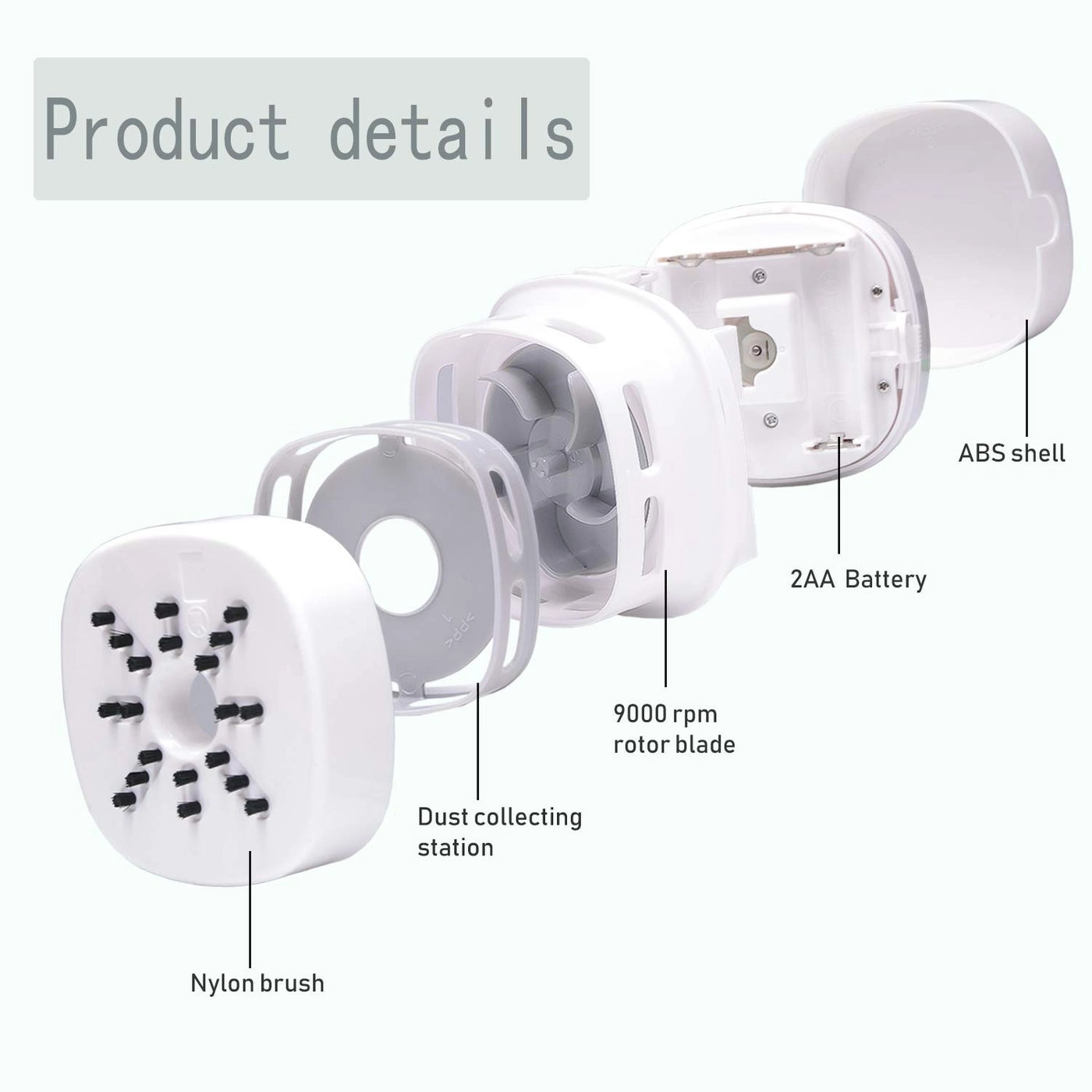 Desktop Vacuum Cleaner - Cordless 360º Rotatable 400 mins