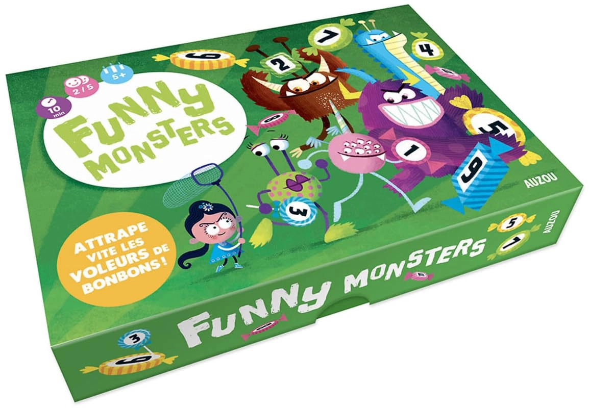 Auzou P'tits jeux: P'TIT JEU DE FUNNY MONSTERS (French)