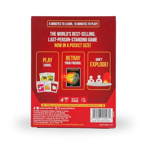 Exploding Kittens: Grab & Game - Card Game