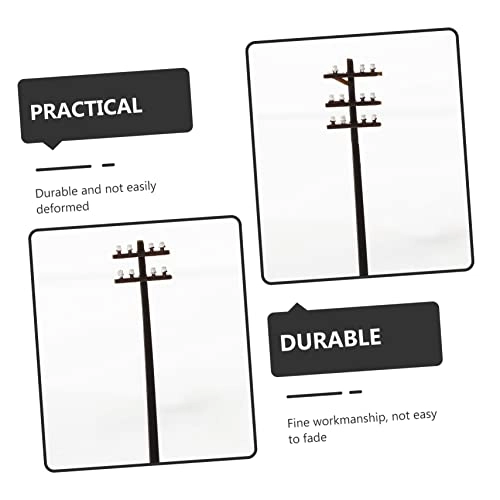 Miniature Telegraph Pole - 30 pcs 1：87