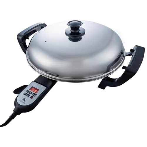 16" Electric Griddle - Digital Temperature Control Adjustable Heat Control Nonstick