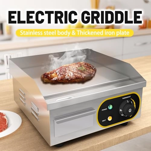 Electric Griddle Plate - 36 x 38 x 20 cm