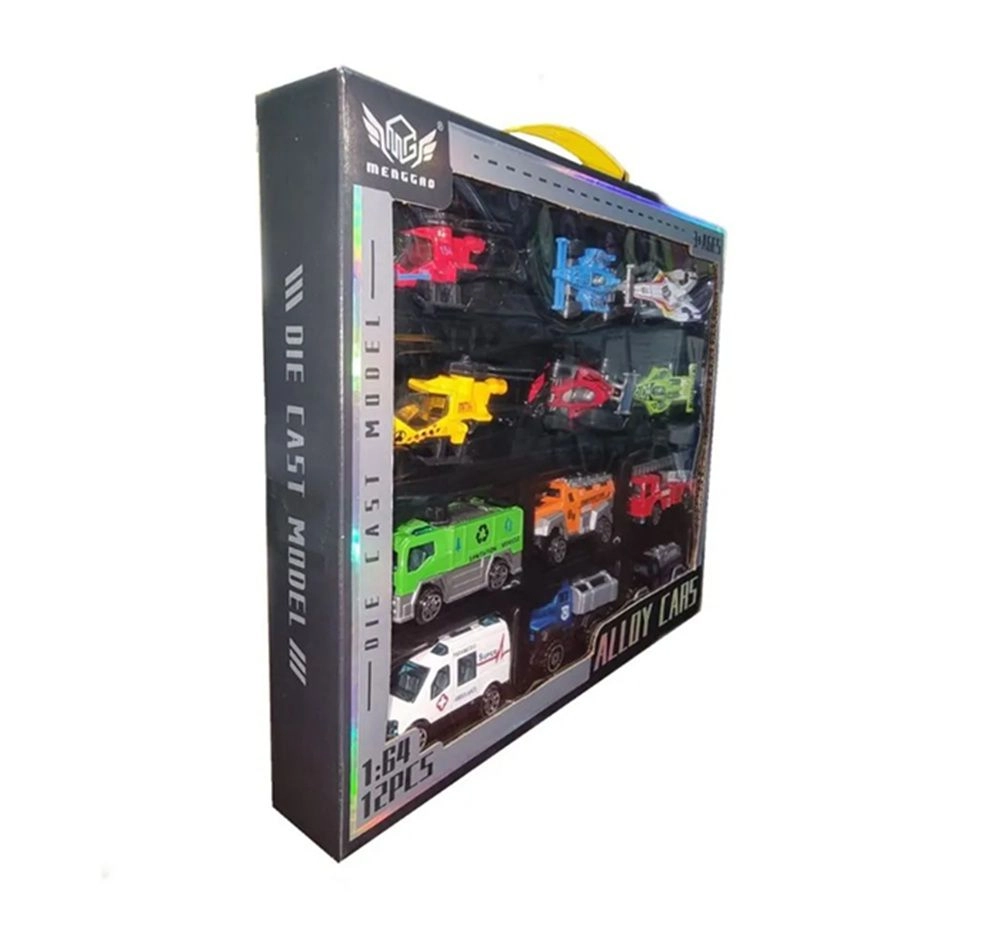 Die Cast Cars - 1:64 12 Pcs