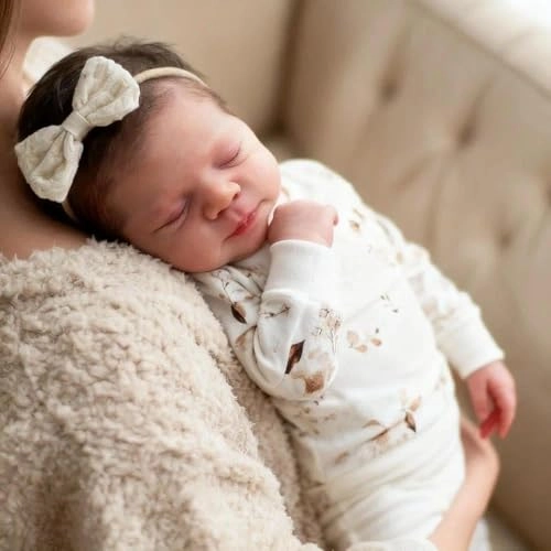 Reborn Baby Doll - 18 Inch Silicone Girl Sleeping Ages 3+