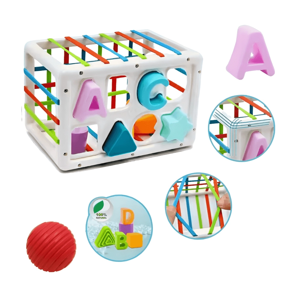 Baby Shape Sorter - 1-3 years 14 pieces