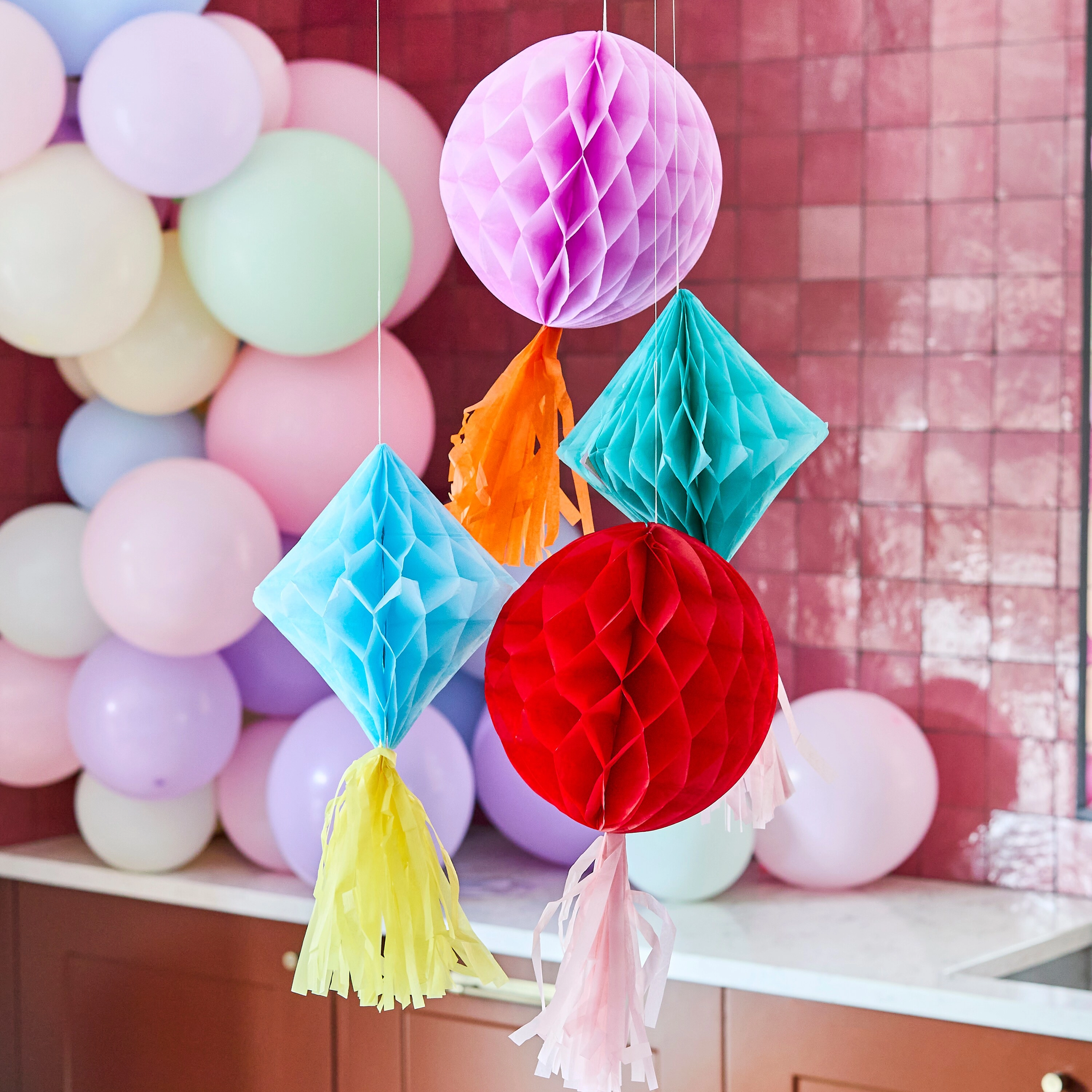 Jungle Party Mini Honeycomb Decoration - 4