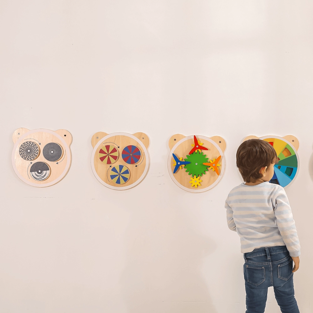 Wooden Wall Toy - 2+ Years