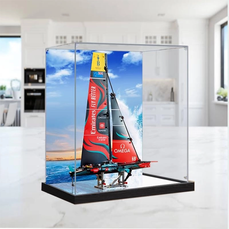 Lego Technic Display Case (42174) - Clear Acrylic Black Bottom