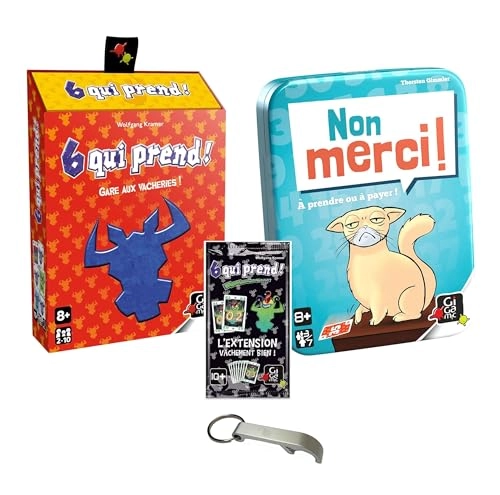 No Thank You - Card Game + 6 Takes + Vachement Bien Extension + 1 Decap