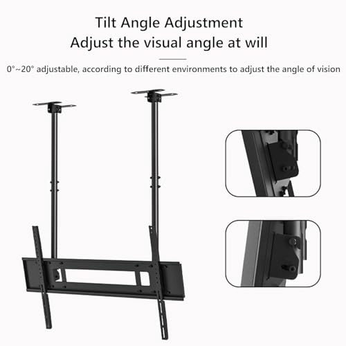 TV Ceiling Mount - 160kg 75-100 inch