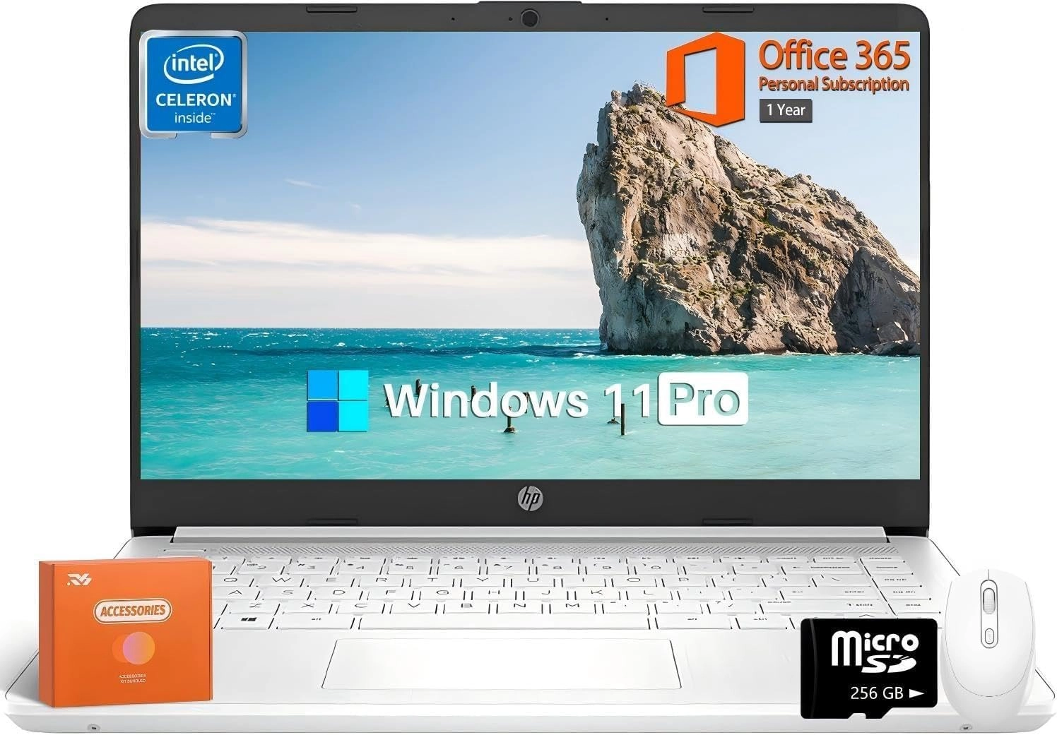 Newest 14 Inch Laptop - 14'' Celeron N4120 16GB DDR4 320GB (64GB eMMC+256GB Card)