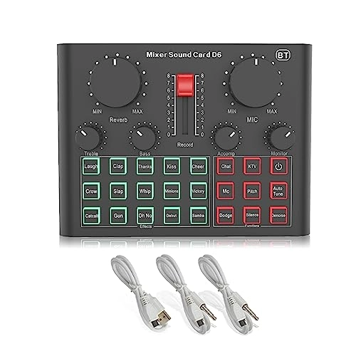 Sound Card Kit Wired Microphone