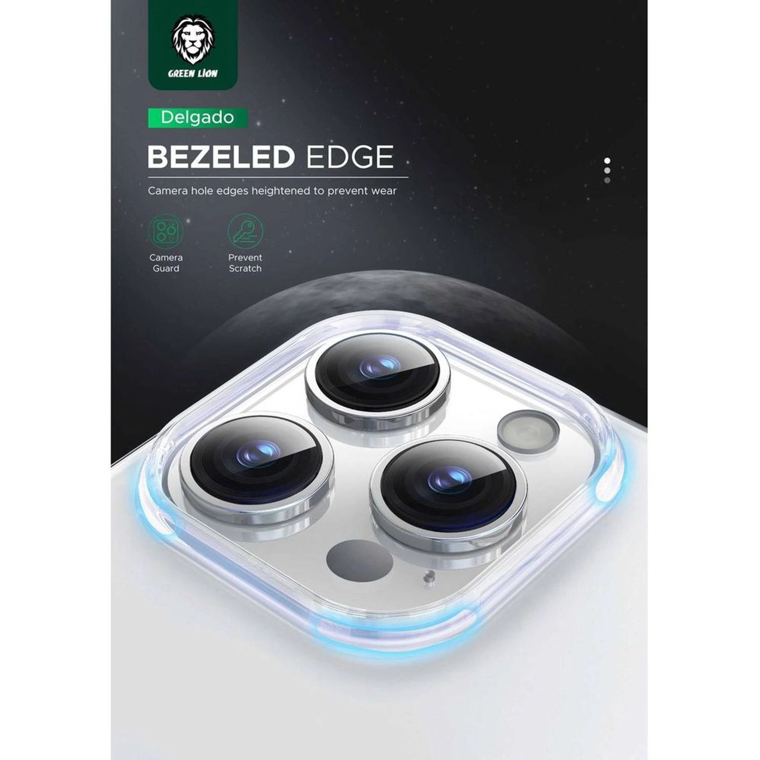 Delgado Clear Case for iPhone 15 Pro Max