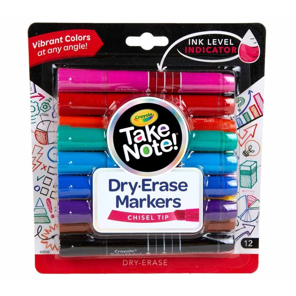 Crayola Take Note - assorted colors chisel tip