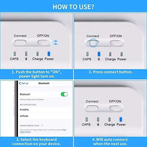 Ultra Slim Portable Wireless Keyboard - Wireless
